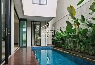 Kolam renang desain elegan di banten buata dari tim dayanapool