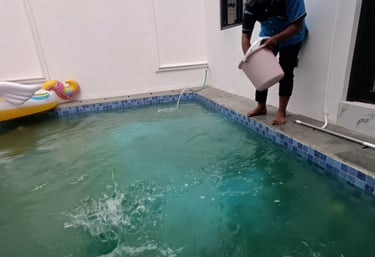 Maintenance kolam renang di Cikutra oleh dayanapool