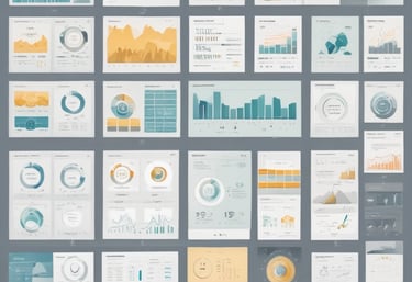 A close-up of a sleek dashboard displaying various data visualizations.