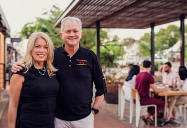 chris and robyn maher from salty plum social