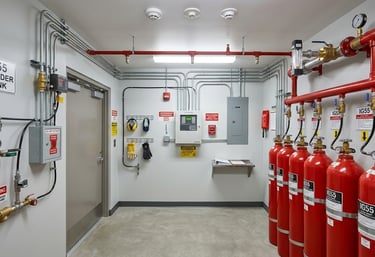 Gas Suppression System for Data Centre in Batam