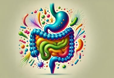 Schematische Darstellung Mikrobiom