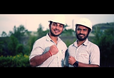 two men in hard hats
