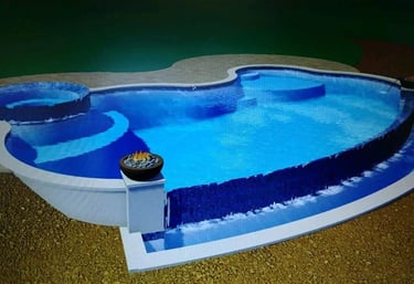 concept luxury swimming pool