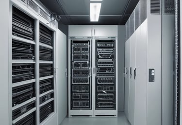 A large pile of disassembled electronic devices containing numerous circuit boards, plastic casings, and electronic components. The image features a chaotic arrangement of parts, predominantly in shades of white and black, creating a sense of clutter and randomness.
