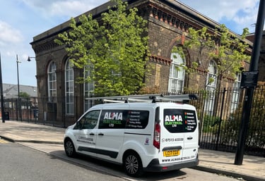 Alma Electrical team providing friendly, professional service across South East London