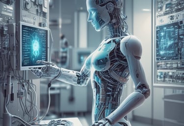 woman in white and black checkered dress shirt holding smartphone