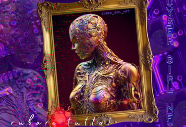 a picture of a woman with a picture frame in her body