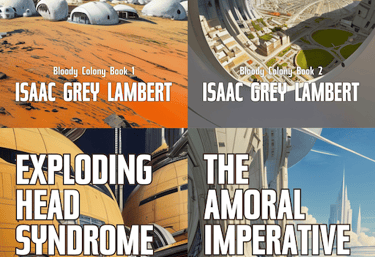 "Bloody Colony" book covers