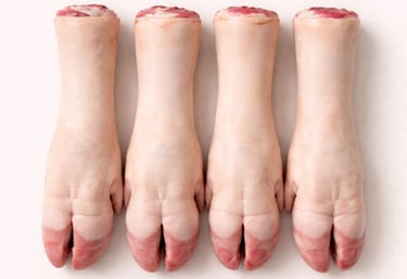 Clean mutton trotters paya for export