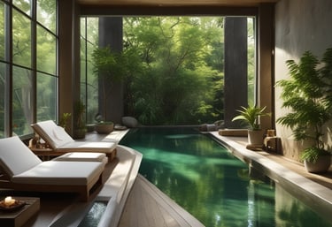 A serene spa environment showcasing relaxation and wellness.
