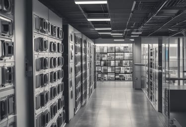 An AI algorithm interface displaying surveillance data.