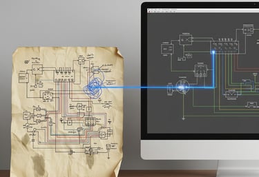 Sketch to CAD conversion by VoltEdge Solutions β accurate AutoCAD design and drafting for global engineering projects,