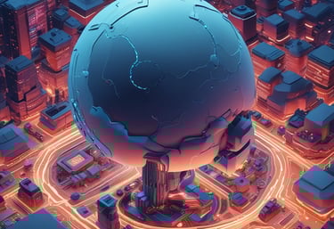 A 3D rendering of a microchip with the letters 'AI' prominently displayed on its surface, set on a dark, circular platform.