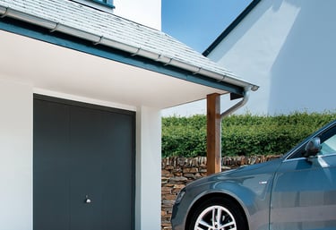 Grey Garage Door