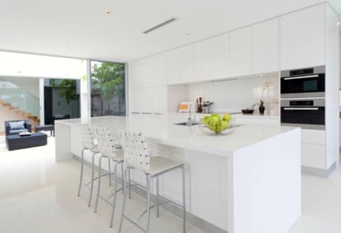 a modern kitchen 