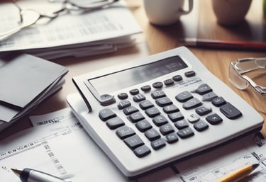 A dimly lit street scene at night features a brick building with a neon sign displaying the words 'INCOME TAX' in red and 'NOTARY PUBLIC' in green. A streetlight illuminates the space immediately around it, creating a contrast with the dark surroundings.