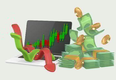 stock-online-trading-laptop-flying-green-dollar-stack