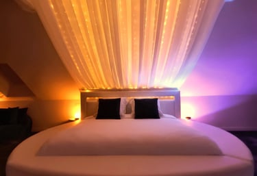 love room romantique près de Quiberon dans le Morbihan avec balneo jacuzzi privatif