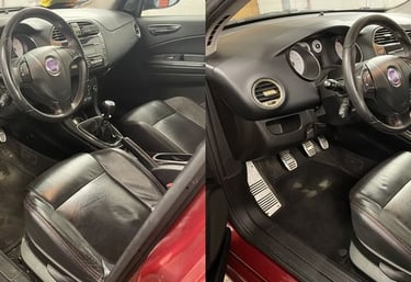 automobilio salono valymas