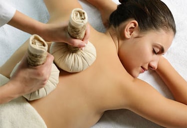 Masaje pindas aromáticas.