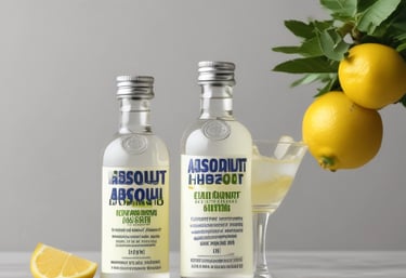 A luxurious black and gold plated dish featuring spiced crab with vibrant garnishes on a dark elegant table.