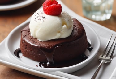 A luxurious black and gold plated dish featuring spiced crab with vibrant garnishes on a dark elegant table.