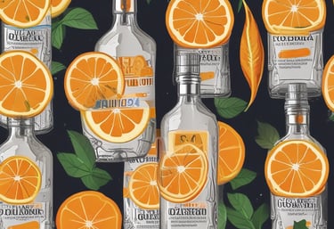 A luxurious black and gold plated dish featuring spiced crab with vibrant garnishes on a dark elegant table.