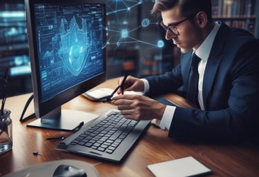 a person sitting on a chair