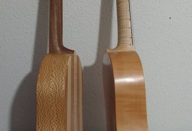 Two Renaissance guitars