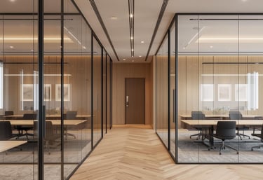 Modern Dubai office renovation interior