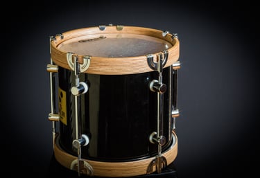 pollnerdrums wood hoops on sonor tom