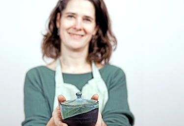 bergen met SANT - pottenbakster Maartje