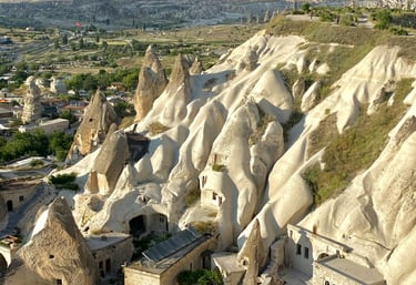 a view of  Fairy chimneys Cappadocia
