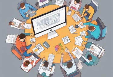 An image showcasing our team at work.