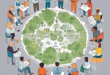 a man riding a skateboard down a street next to tall buildings