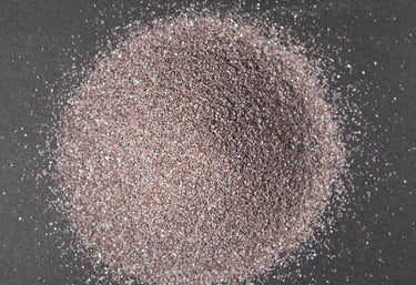 the photo of Brown Fused Alumina Grit