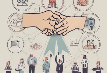 a man riding a skateboard down a street next to tall buildings