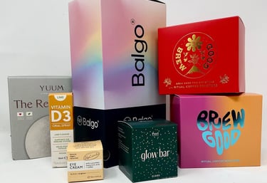 a variety of beauty products including body care products