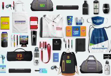 a variety of items that include a backpack, a backpack, and a backpack