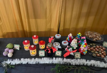 bricolages pour le marché de Noël