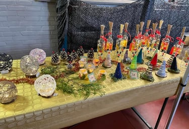 bricolages pour le marché de Noël