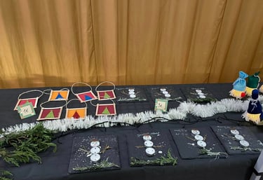 bricolages pour le marché de Noël