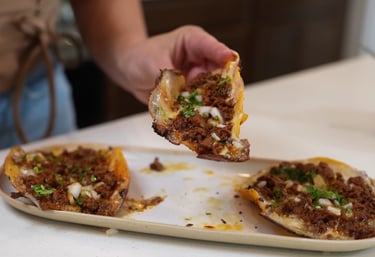 Cheesy Ground Beef Crunchy Tacos