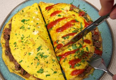 Delicious Minced Meat and Egg Breakfast Recipe