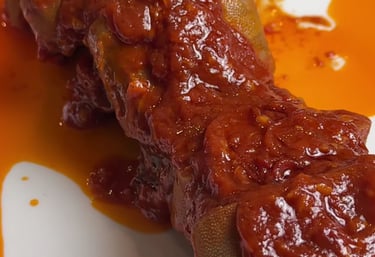 How to Prepare Beef Tongue with Fragrant Tomato and Garlic Sauce