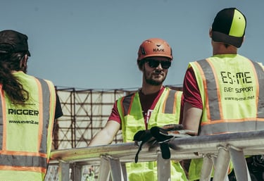 ES:ME Team Riggers, Event engineering