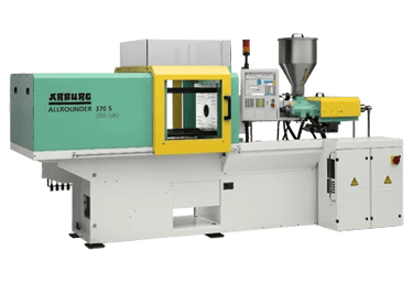 a machine that is making a plastic injection machine