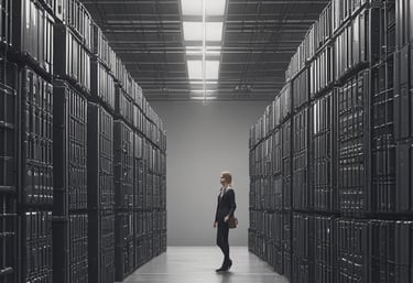 A person wearing a mask stands in front of a currency exchange board displaying various exchange rates between different currencies such as USD, EUR, JPY, and more. The board is yellow with red and black text, accompanied by several national flags. The person appears to be holding a small tray and pointing at the board, likely indicating or discussing the rates. The setting seems to be inside a financial service office, with additional informational posters in the background written in Chinese and English.