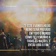 PRAZO: conclusão do Evangelho